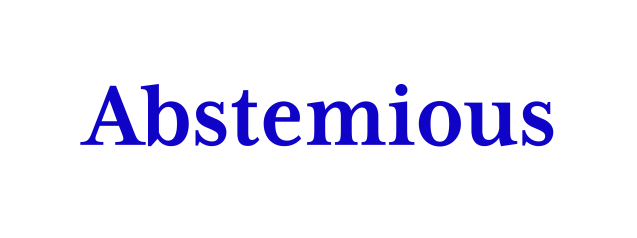 Abstemious