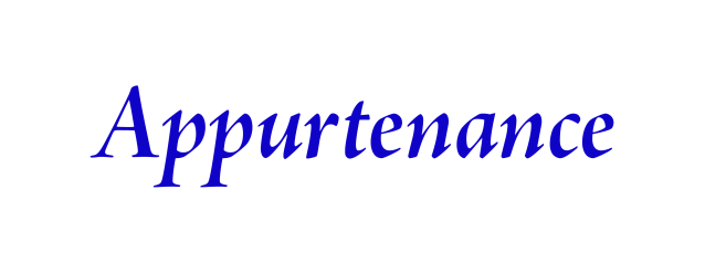 Appurtenance