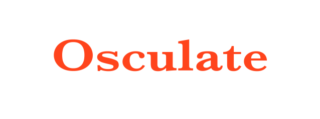 Osculate