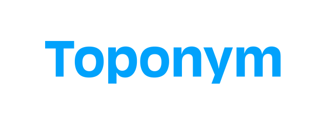 Toponym